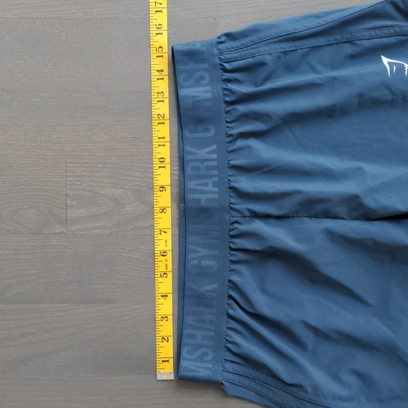 GYMSTARK | Training Loose Fit Shorts Pull On Stretchy Waistband, Teal, Womens L - Picture 7 of 9